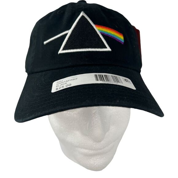 Pink Floyd Dark Side Moon Hat Black‎ Strapback Cap New American Needle Logo - Picture 1 of 6